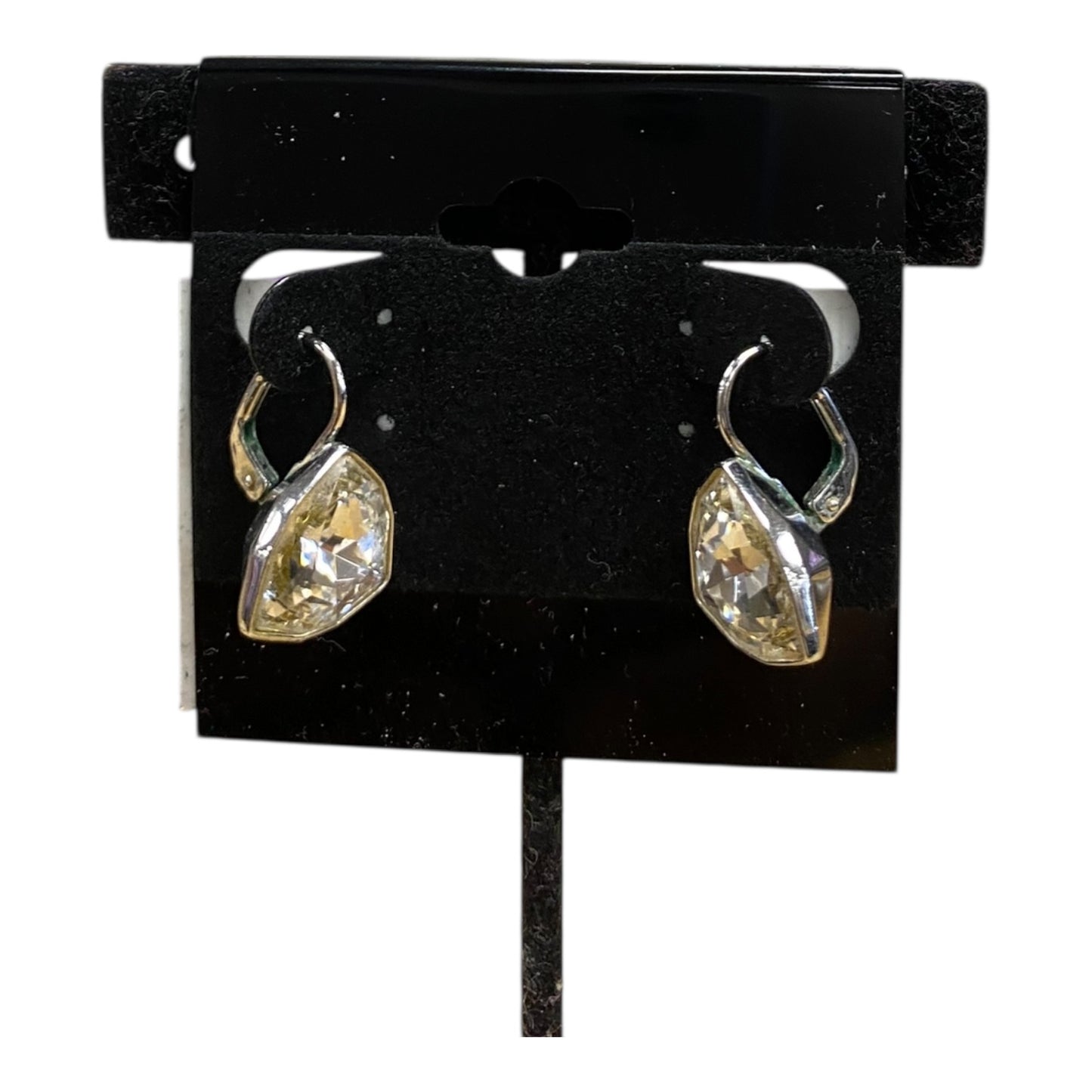 Earrings Designer By Swarovski In Silver