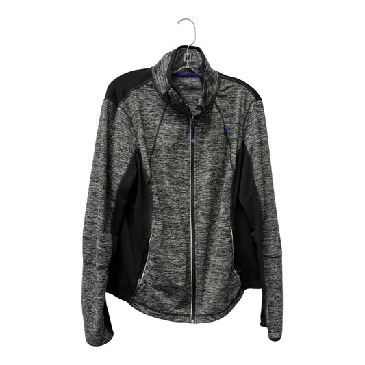 Athletic Jacket By Tangerine In Black, Size:1X