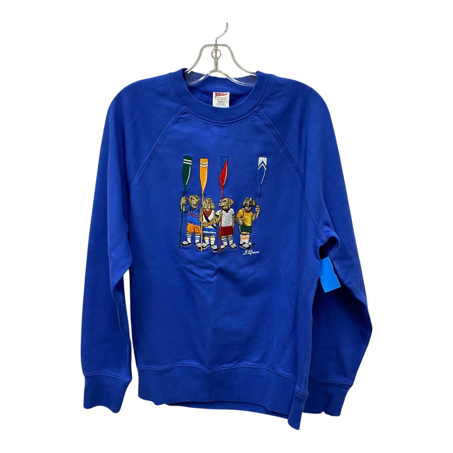 Sweatshirt Crewneck By J. Crew In Blue, Size:S