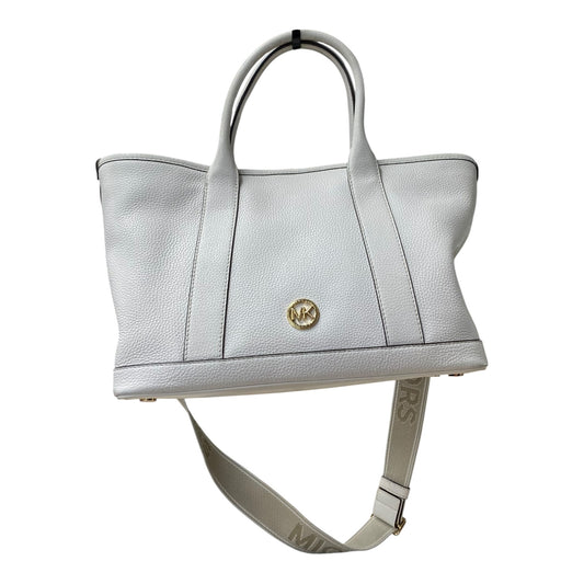 Handbag Designer By Michael Kors In White, Size:Medium