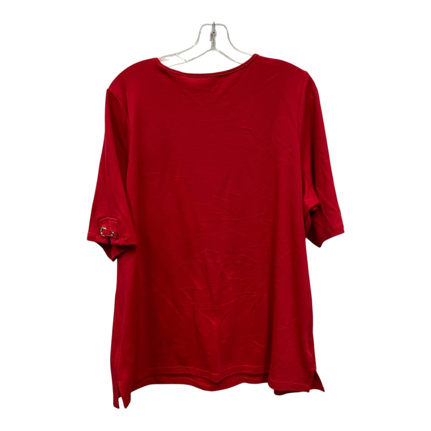 Top Ss By Quaker Factory In Red, Size:1X