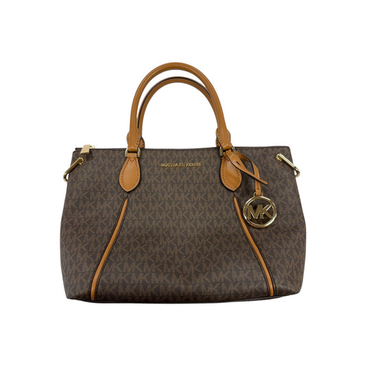 Handbag Designer By Michael Kors In Brown, Size:Medium
