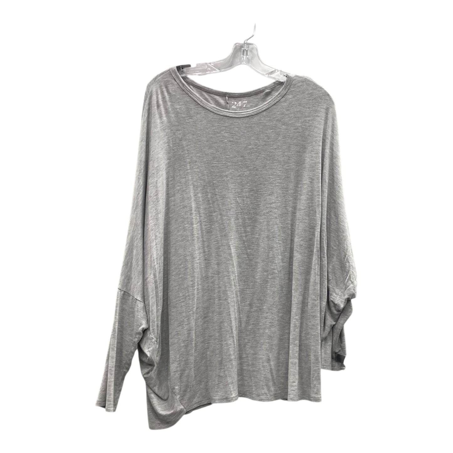 Top Ls Basic By Maurices In Grey, Size:1X