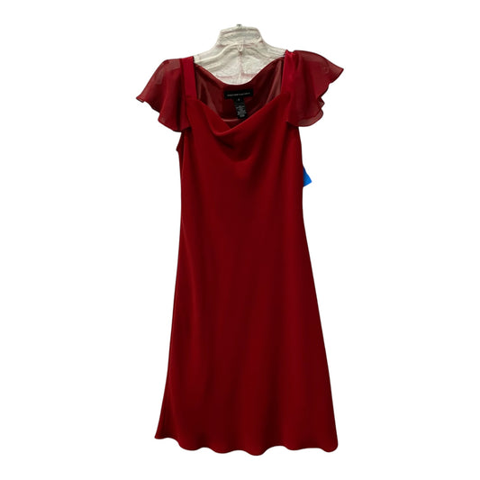 Dress Casual Midi By Jones New York In Red, Size:M