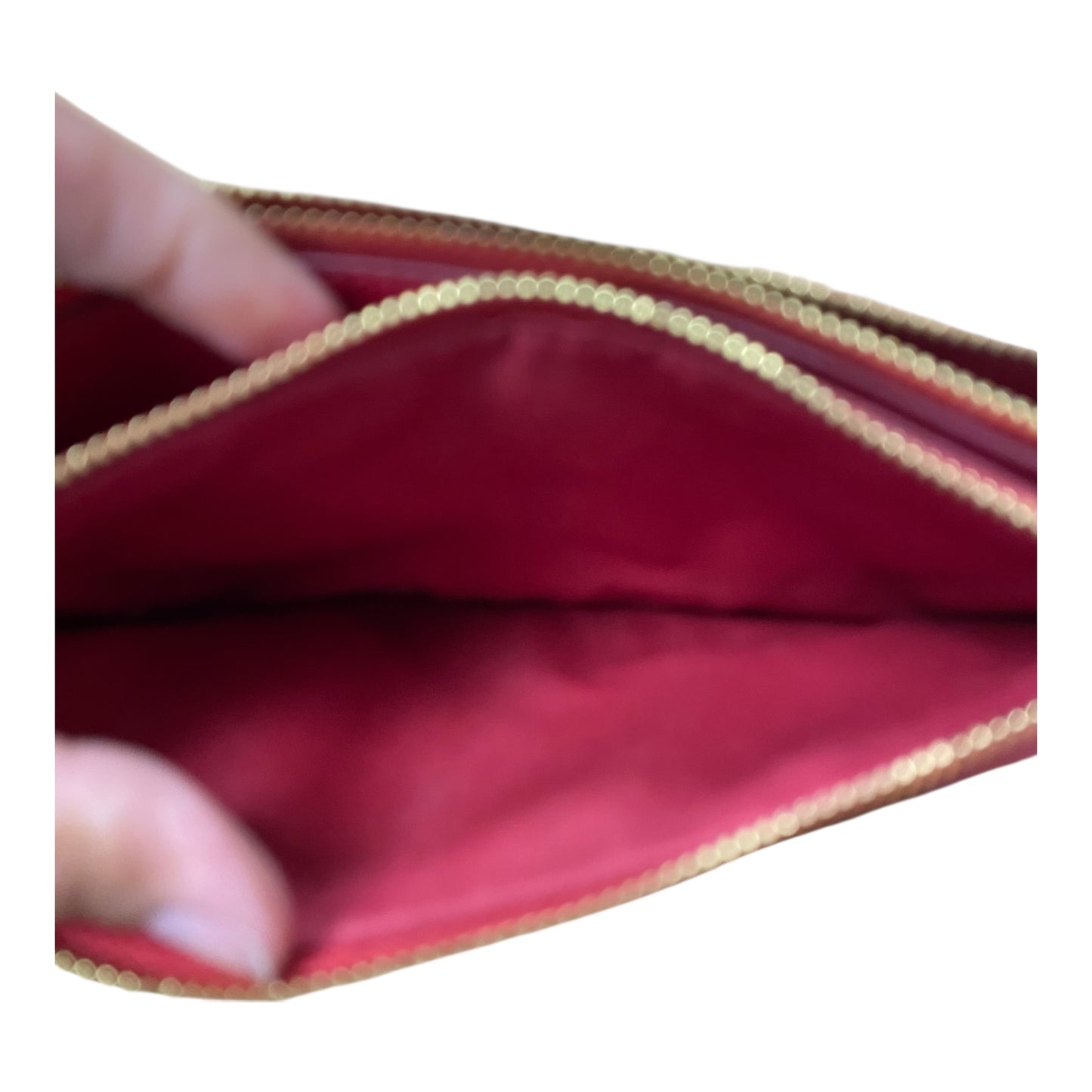 Wristlet Designer By Coach In Red, Size:Large