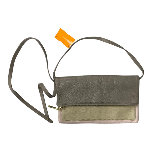 Crossbody Leather By Gap In Grey, Size:Small