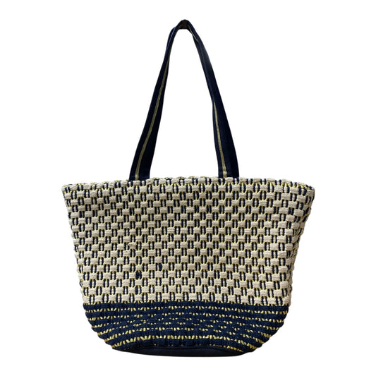 TOTE by  American &Beyond In BLUE & CREAM, Size: LARGE