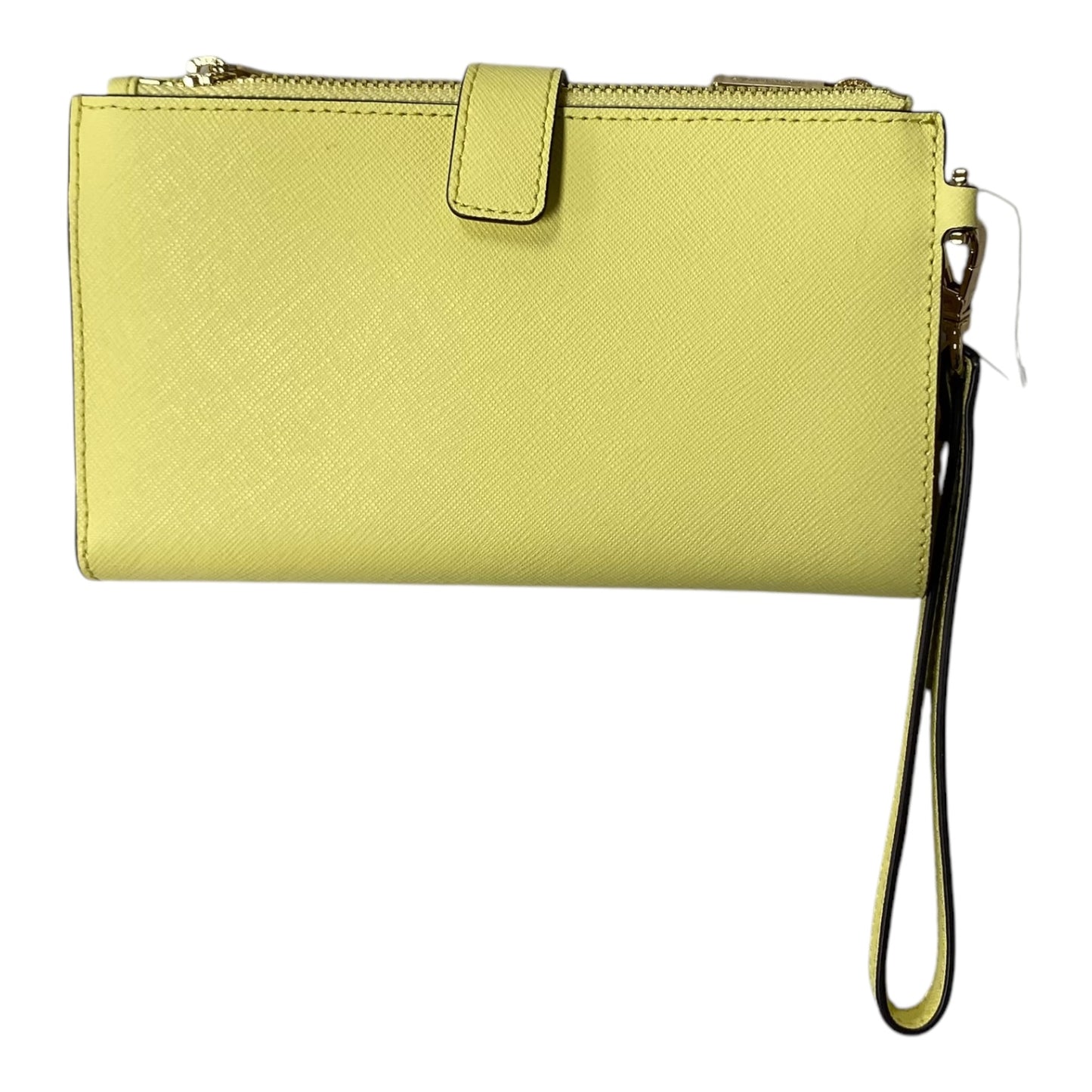 Wristlet Designer By Michael Kors In Yellow, Size:Medium