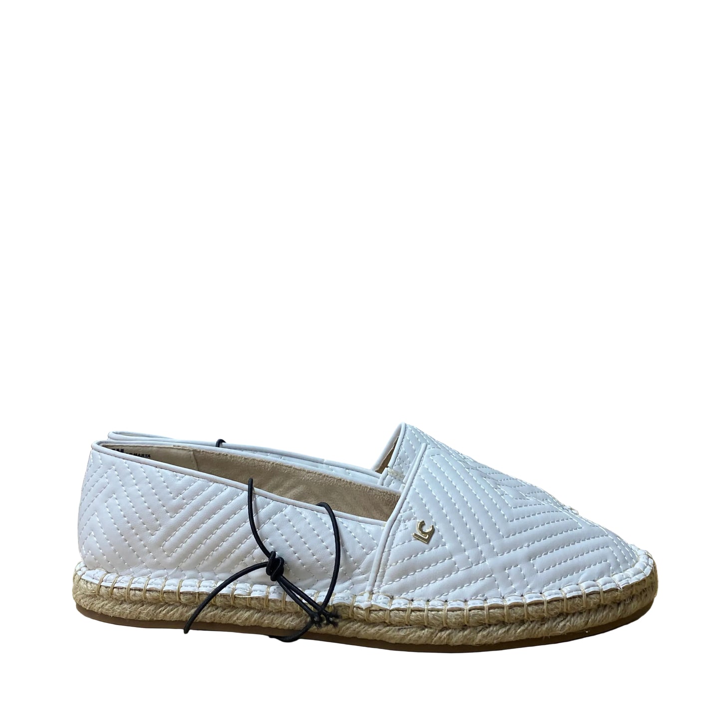 Shoes Flats By Liz Claiborne In White, Size:9.5