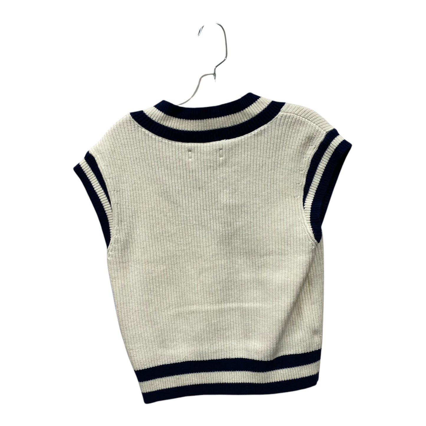 Vest Sweater By Loft In White, Size:Xs