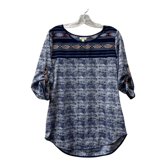 Top Ls By Antilia Femme In Blue, Size:M