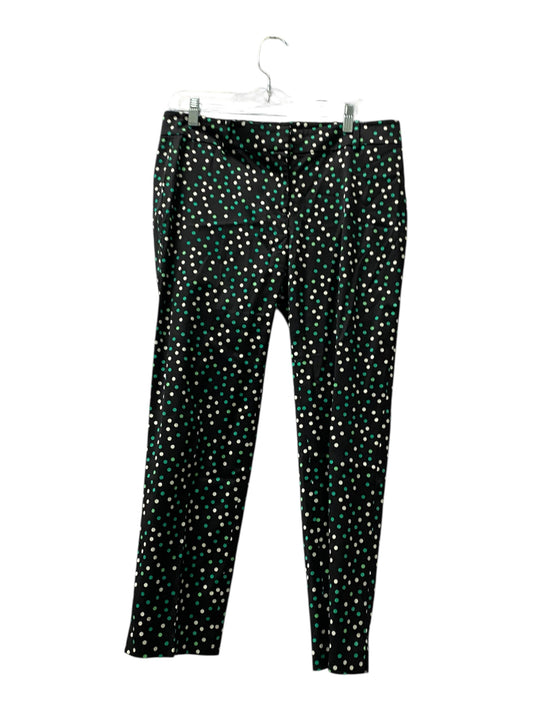 Pants Dress By Ann Taylor In Black & Green, Size:6