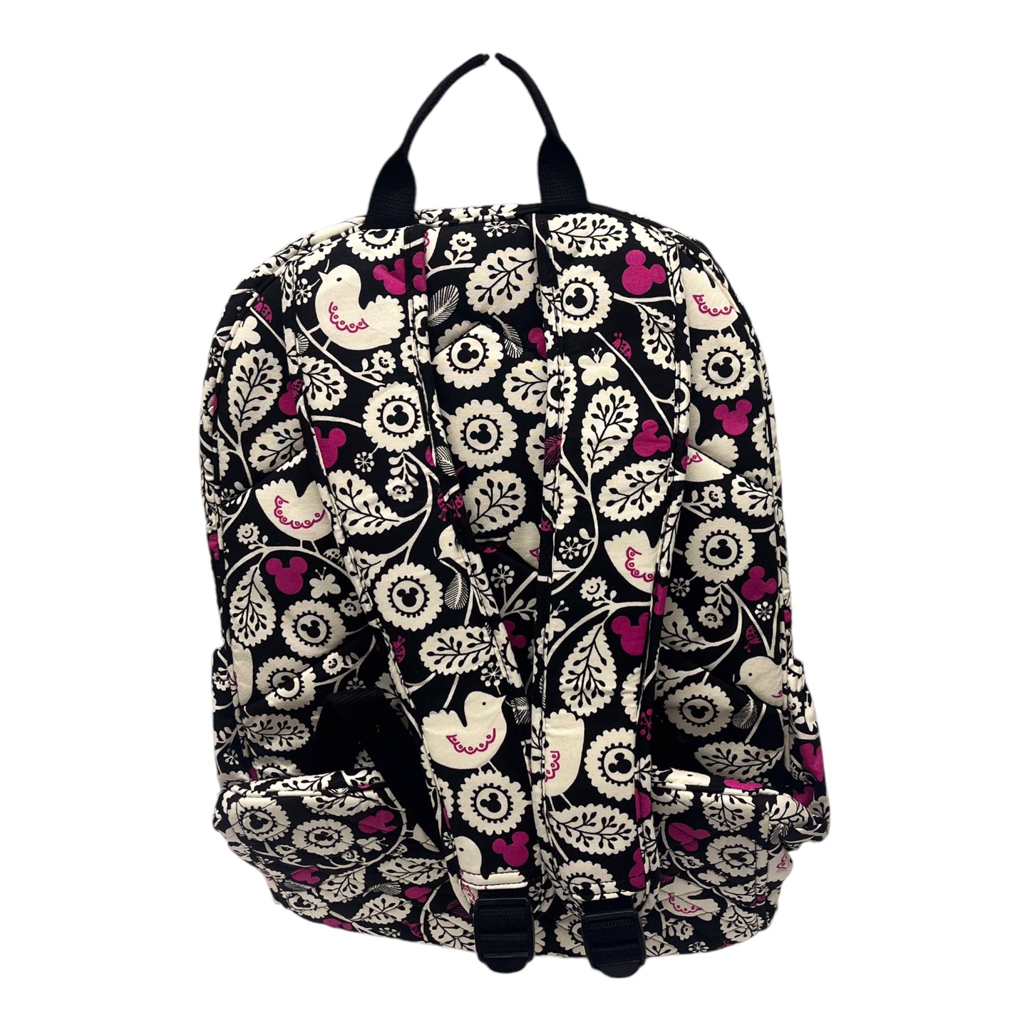 Backpack By Vera Bradley In Black & White, Size:Medium