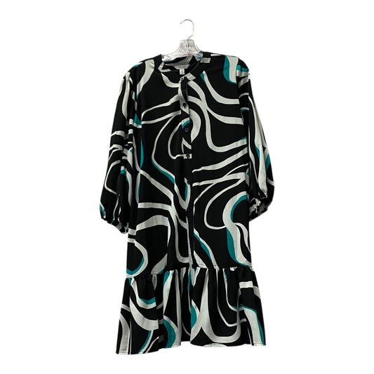 Dress Work By Nine West In Black & White, Size:2X