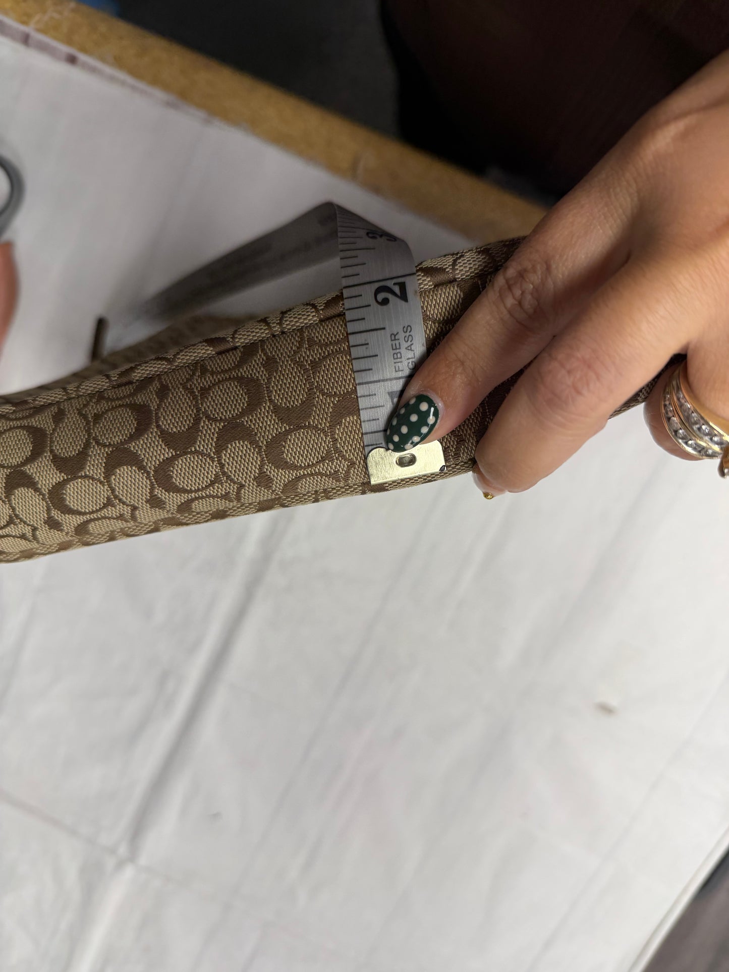 Accessory Designer Tag By Coach In Brown