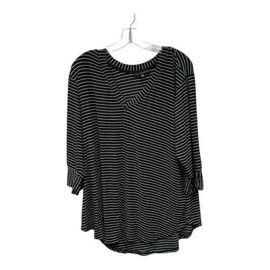 Top Ss By Jane And Delancey In Black, Size:1X