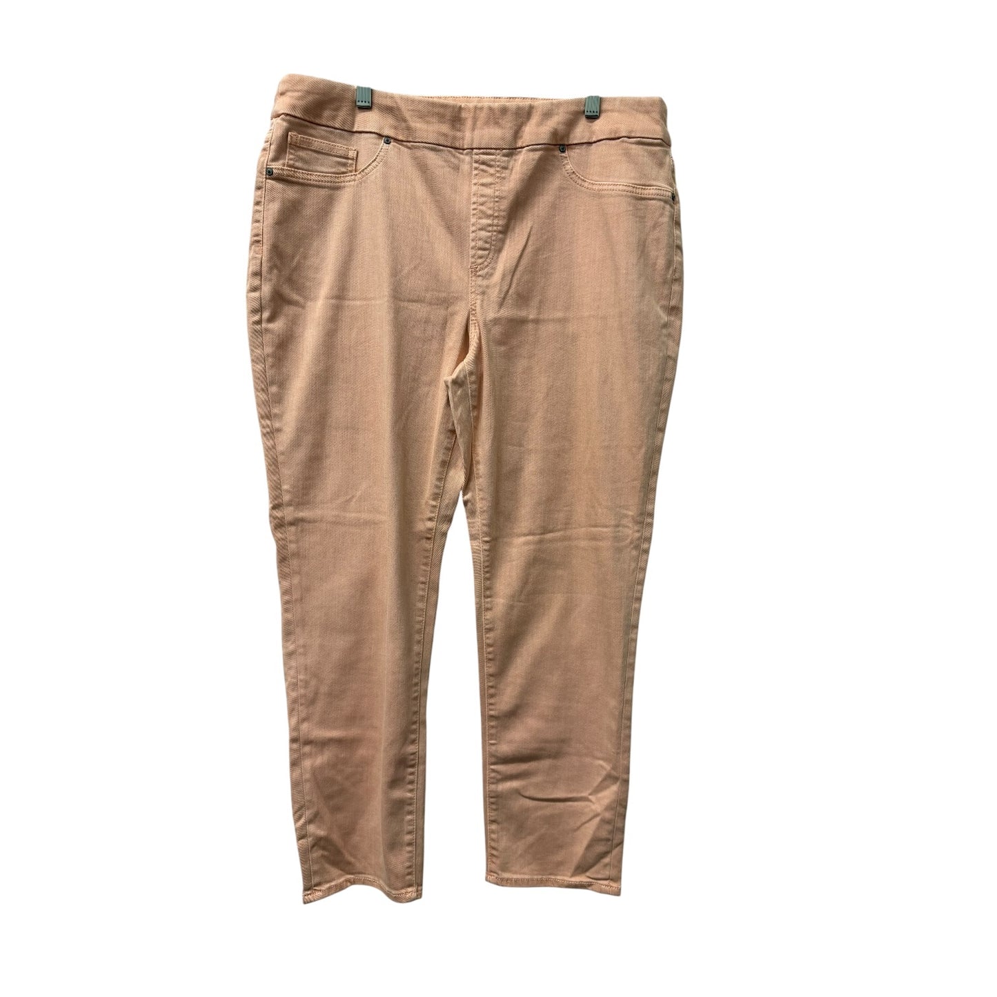 Jeans Cropped By Chicos In Coral, Size:14