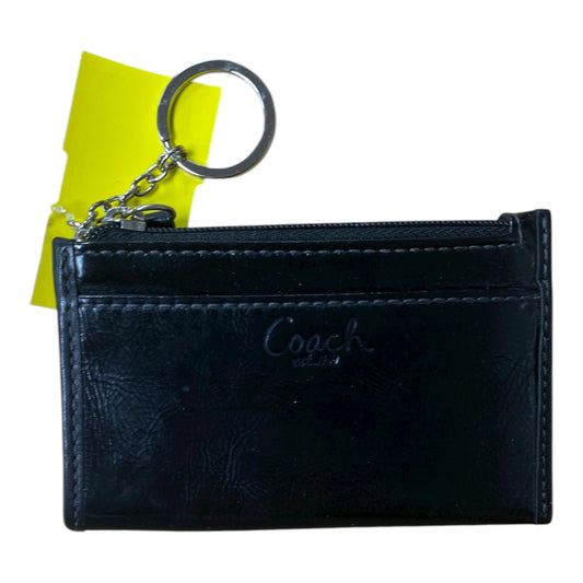 Id/Card Holder Designer By Coach In Black