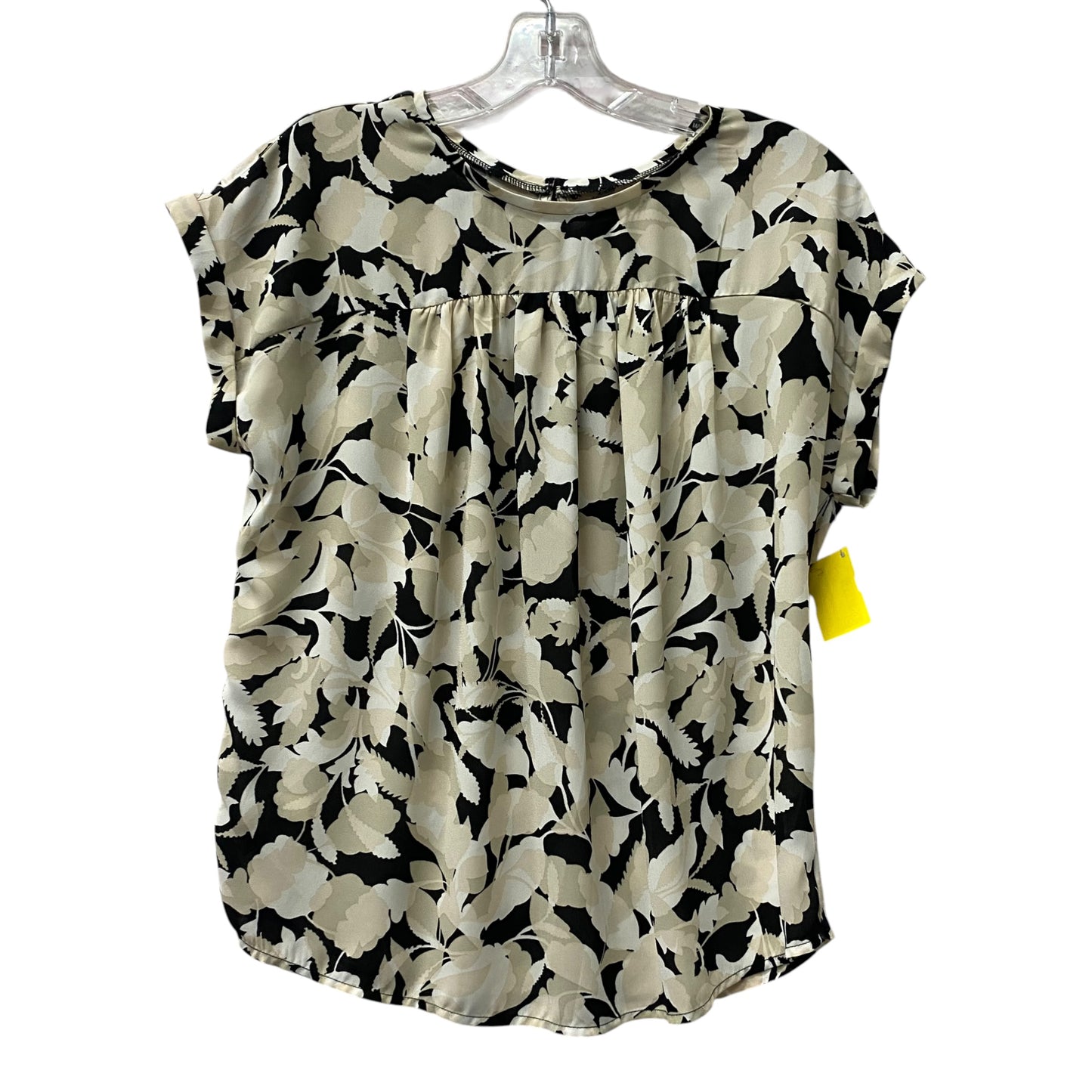 Top Ss By Loft In Cream & Tan, Size:Xs