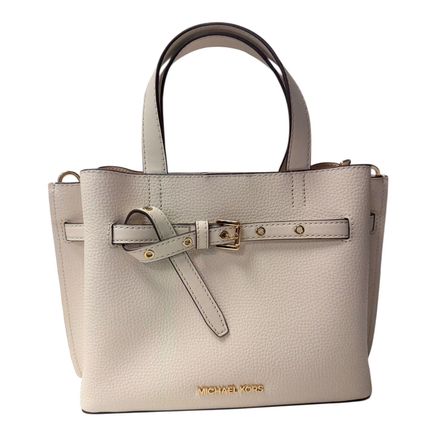Handbag Designer By Michael Kors In Cream, Size:Medium