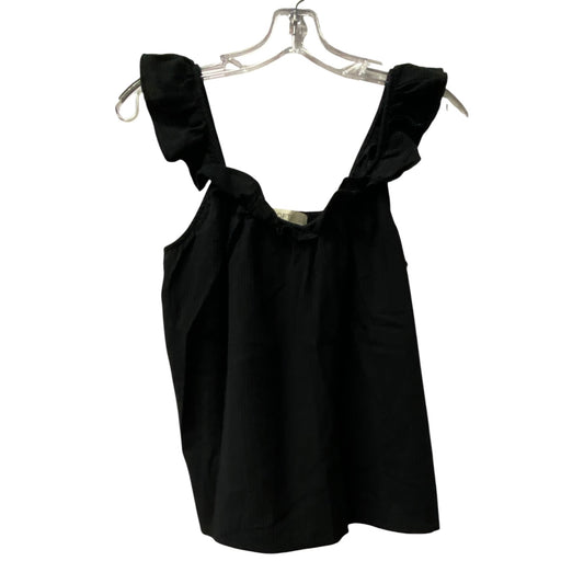 Top Sleeveless By Loft In Black, Size:Xsp