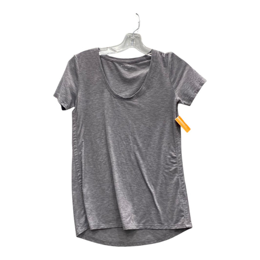 Athletic Top Ss By Athleta In Grey, Size:Xs