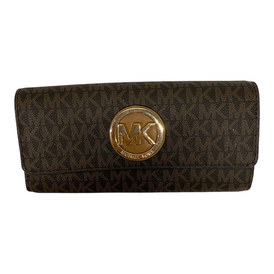 WALLET DESIGNER by MICHAEL KORS In BROWN, Size: LARGE