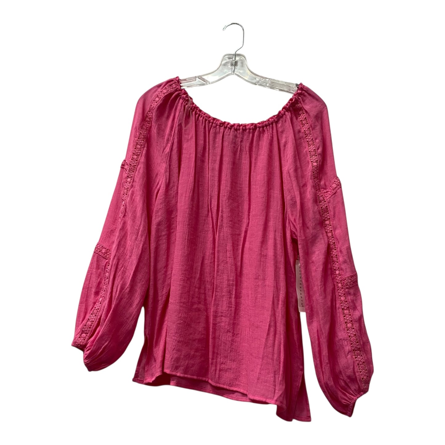 Top Ls By Counterparts In Pink, Size:L