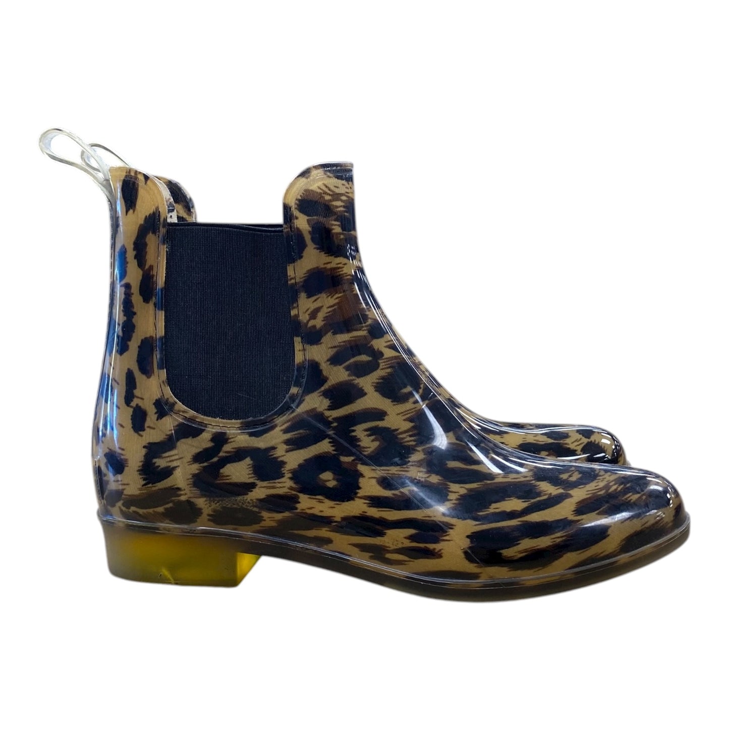 Boots Ankle Flats By J. Crew In Animal Print, Size:7