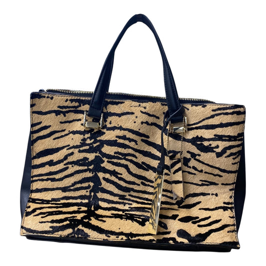 Handbag By Cme In Black & Tan, Size:Medium