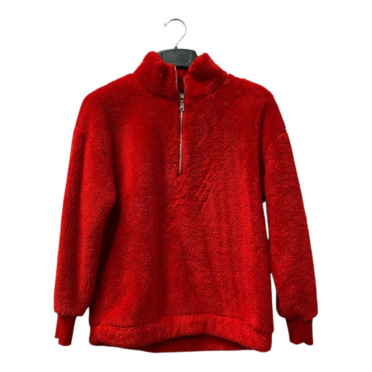 Jacket Fleece By Loft In Red, Size:S