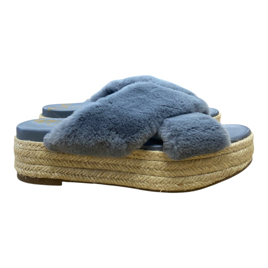 Sandals Heels Wedge By Sam Edelman In Grey, Size:8