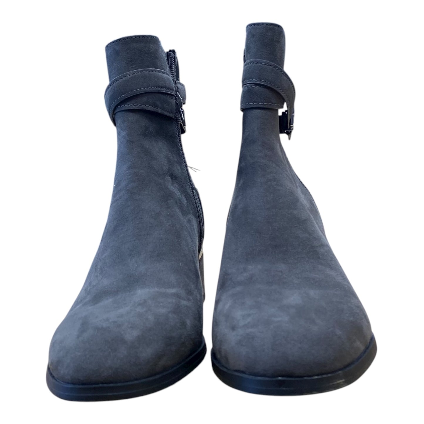 Boots Ankle Flats By Dkny In Grey, Size:9