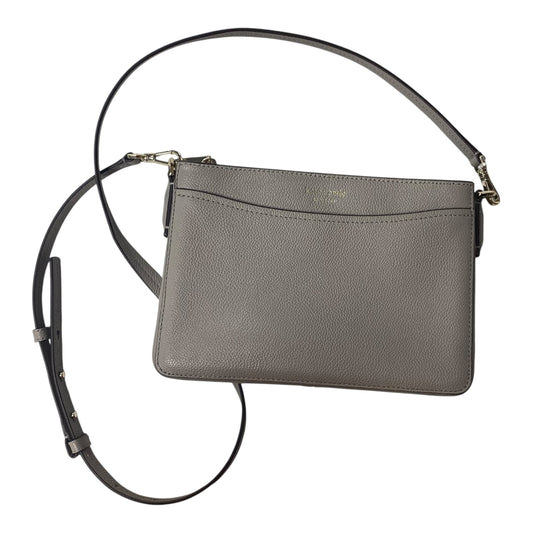 Crossbody Designer By Kate Spade In Grey, Size:Small