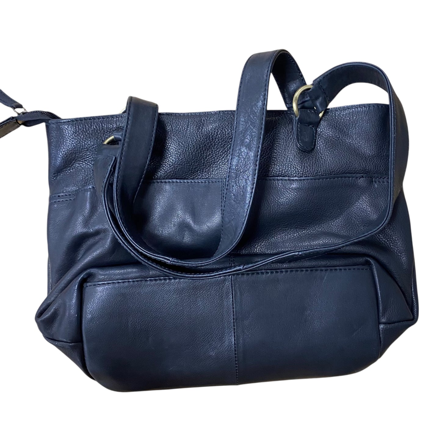 Handbag Leather By Cmf In Black, Size:Medium