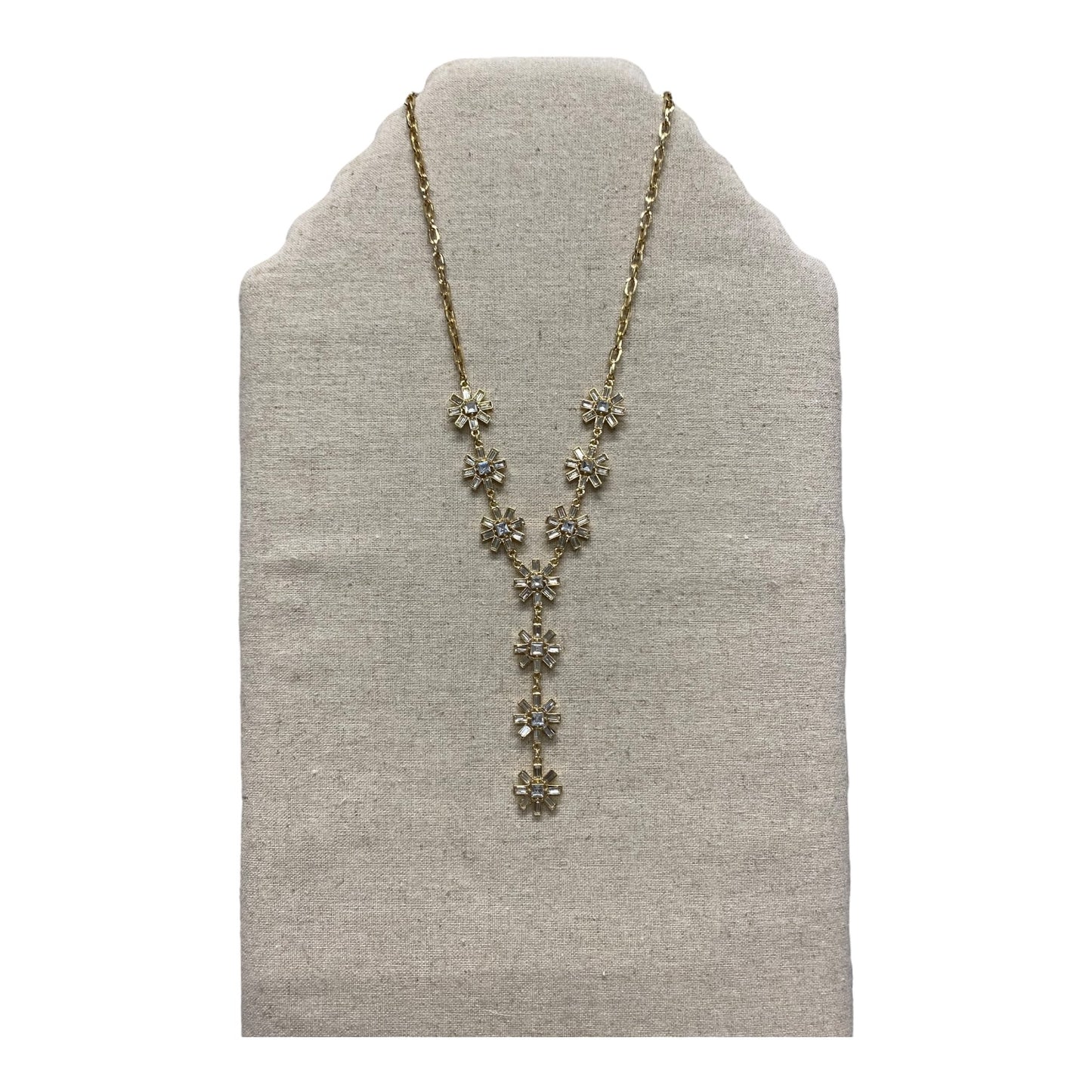 Necklace Lariat & Y-Drop  In Gold