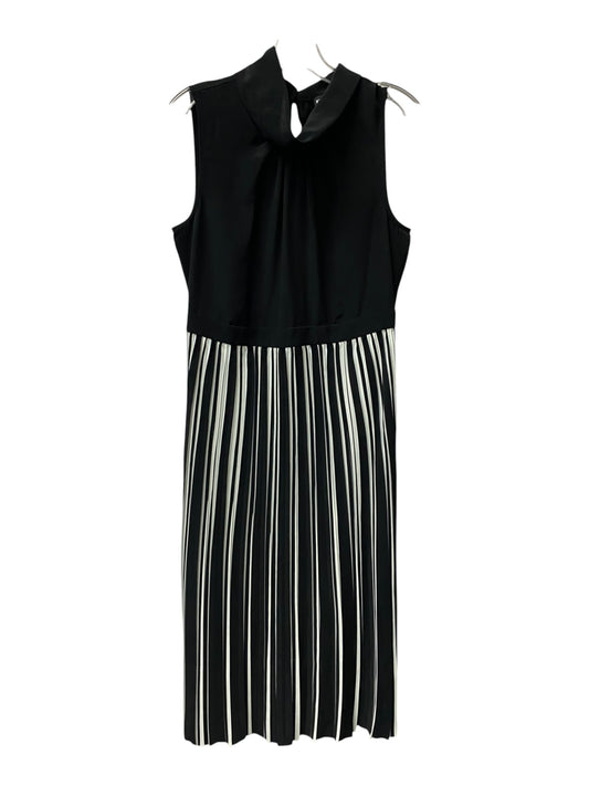 Dress Designer By Karl Lagerfeld In Black & White, Size:M