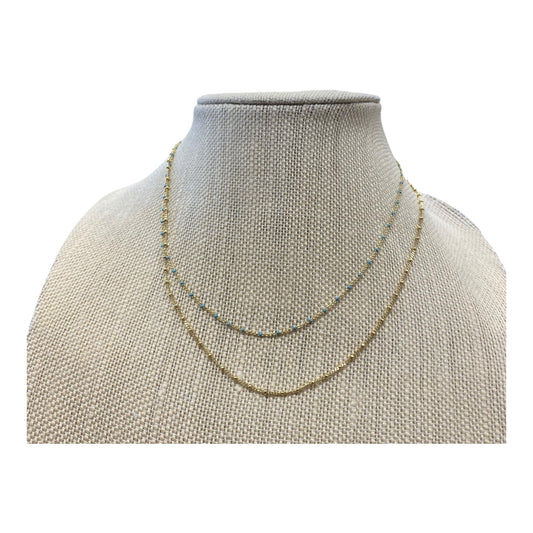 Necklace Layered By  gorjana In Aqua