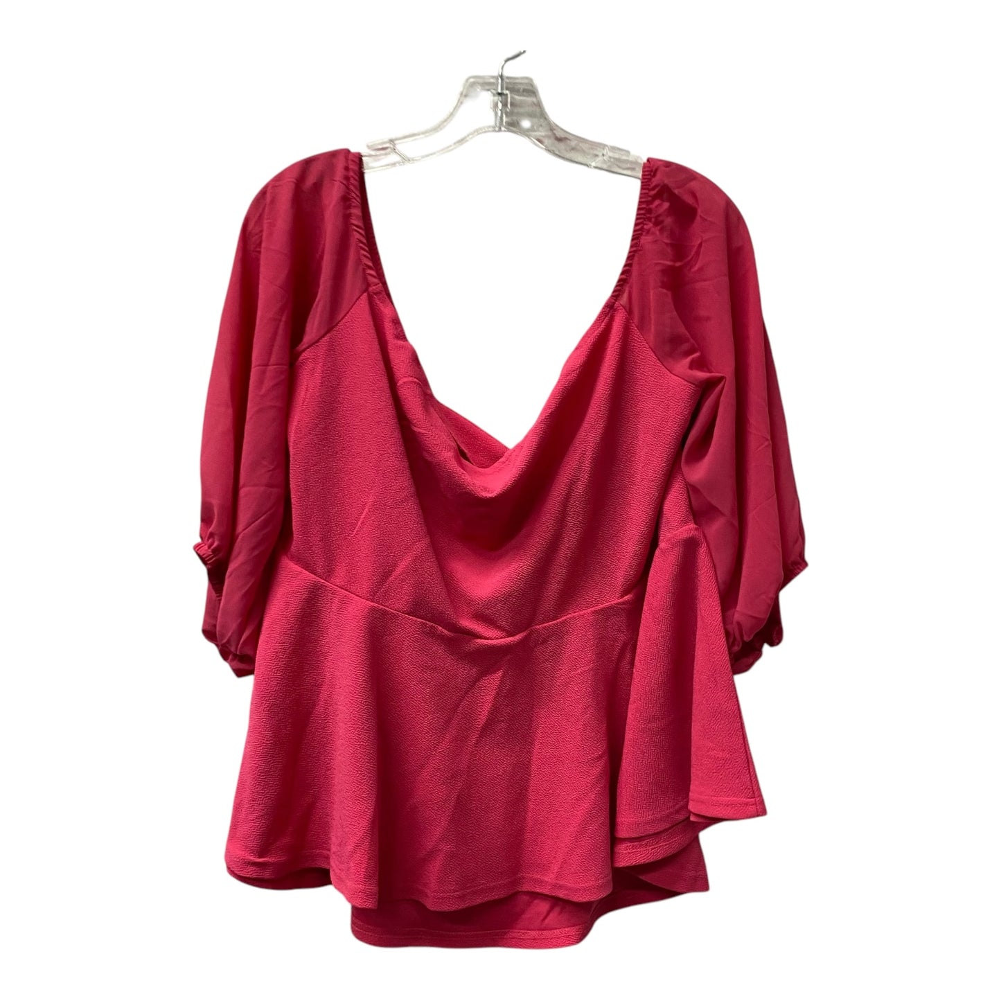 Top Ss By Shein In Pink, Size:4X