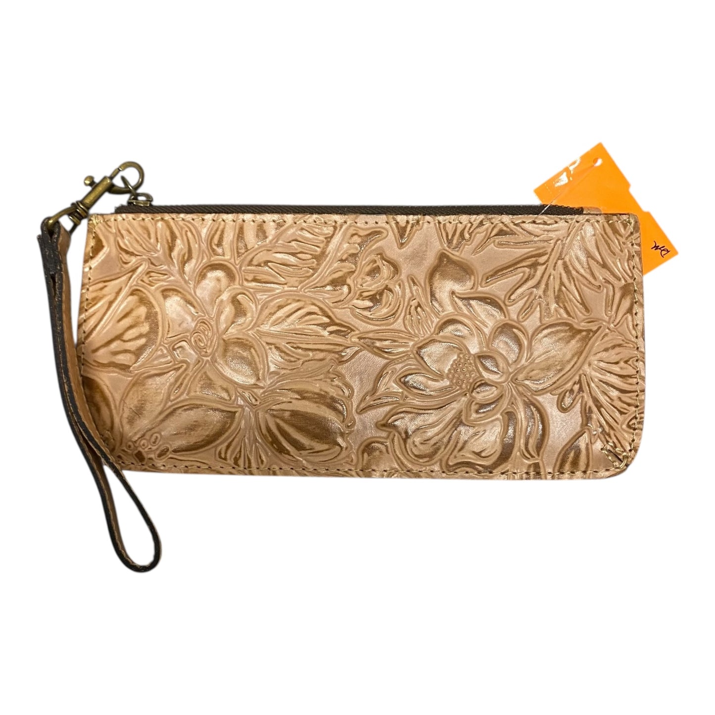 Wristlet Designer By Patricia Nash In Tan, Size:Medium