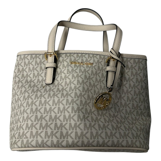 Handbag Designer By Michael Kors In Cream, Size:Medium