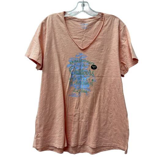Top Ss By L.L. Bean In Pink, Size:Xl