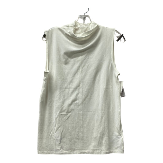 Top Sleeveless By Gap In White, Size:L