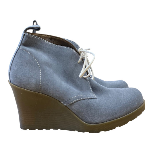Shoes Heels Wedge By Dr Martens In Grey, Size:6