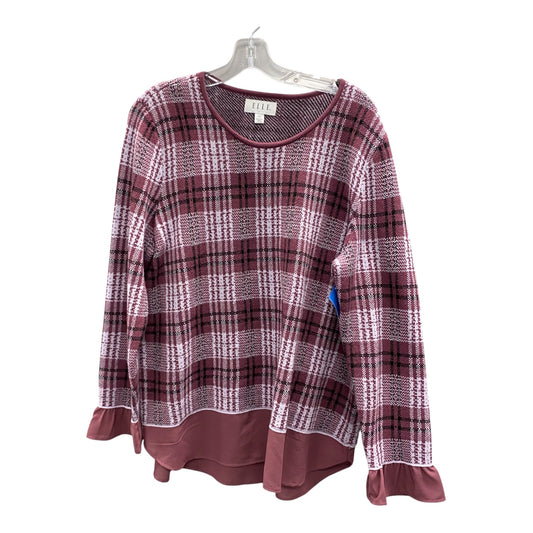 Top Ls By Elle In Purple, Size:Xxl