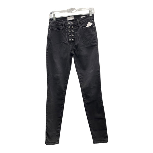 Jeans Skinny By Frame In Black, Size:4