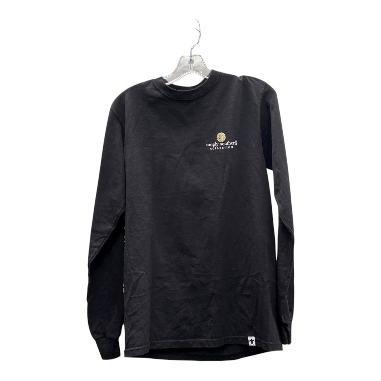 TOP LS by SIMPLY SOUTHERN in BLACK, Size:S