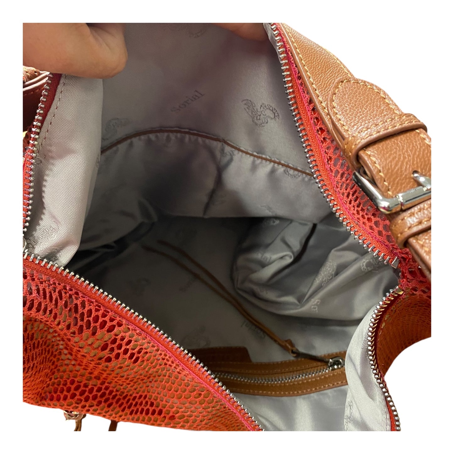 Handbag By Sorial In Red, Size:Large