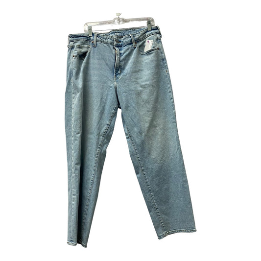 Jeans Straight By Old Navy In Blue, Size:18