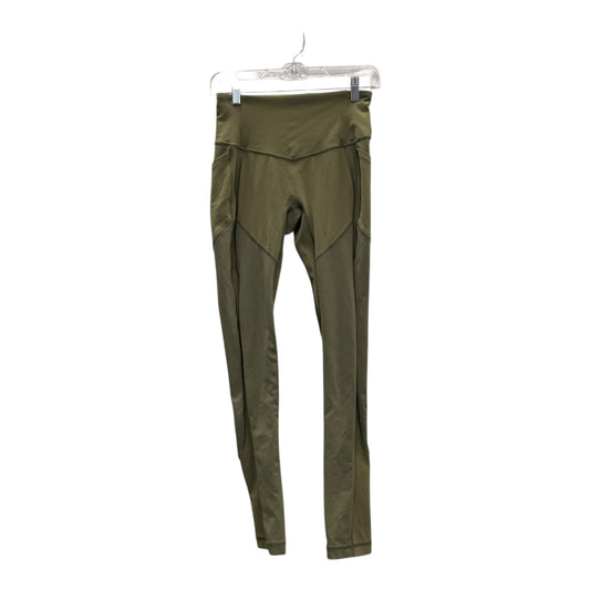 Athletic Leggings By Lululemon In Green, Size:6